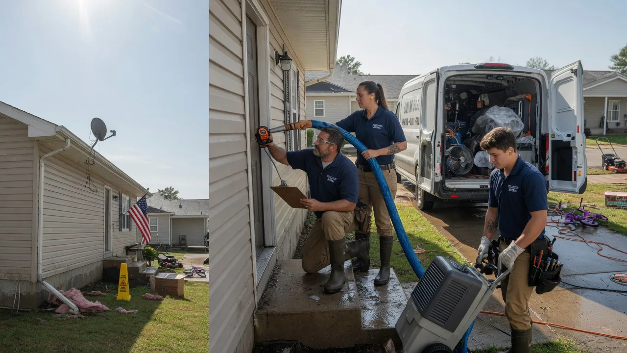 Ceiling Water Damage Restoration in French Lick, IN near me